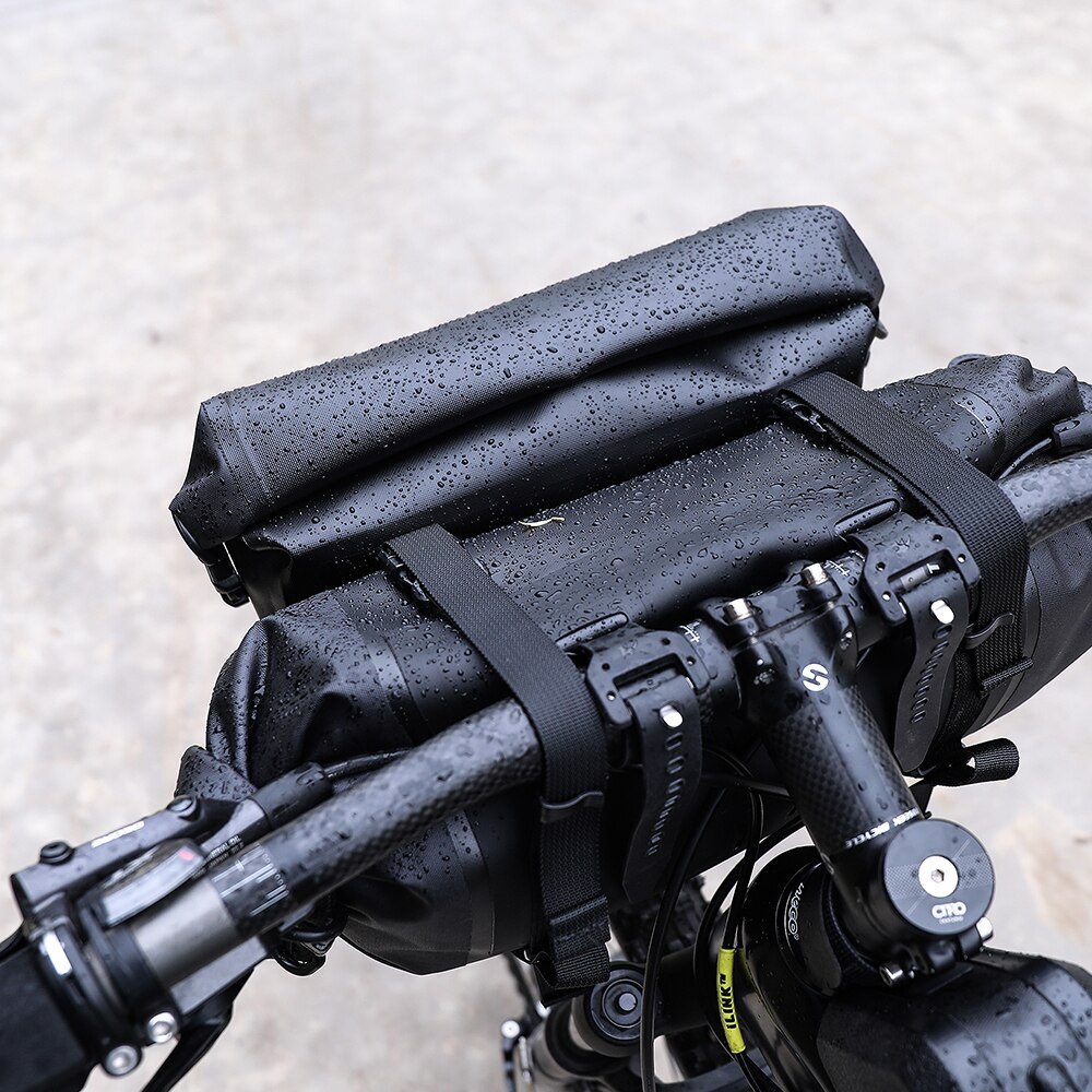 Rhinowalk Neue Fahrrad Tasche Wasserdichte Fahrrad Lenker Tasche Vorderseite Rahmen MTB Große Kapazität Lagerung Rucksack Radfahren Zubehör