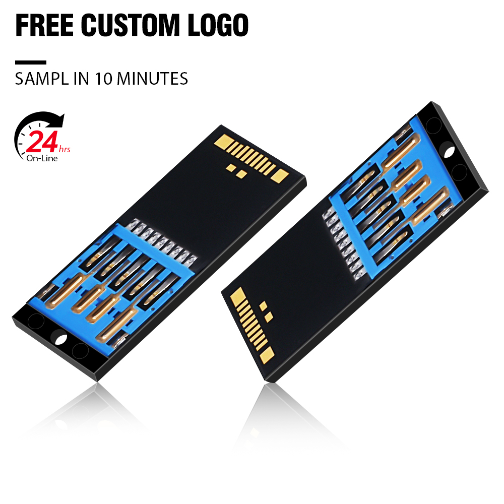 Pen Drive 128 GB Czarny Ultra cienki pendrive USB 3.0 o dużej pojemności 64 GB Lekki i wodoodporny o dużej stabilności