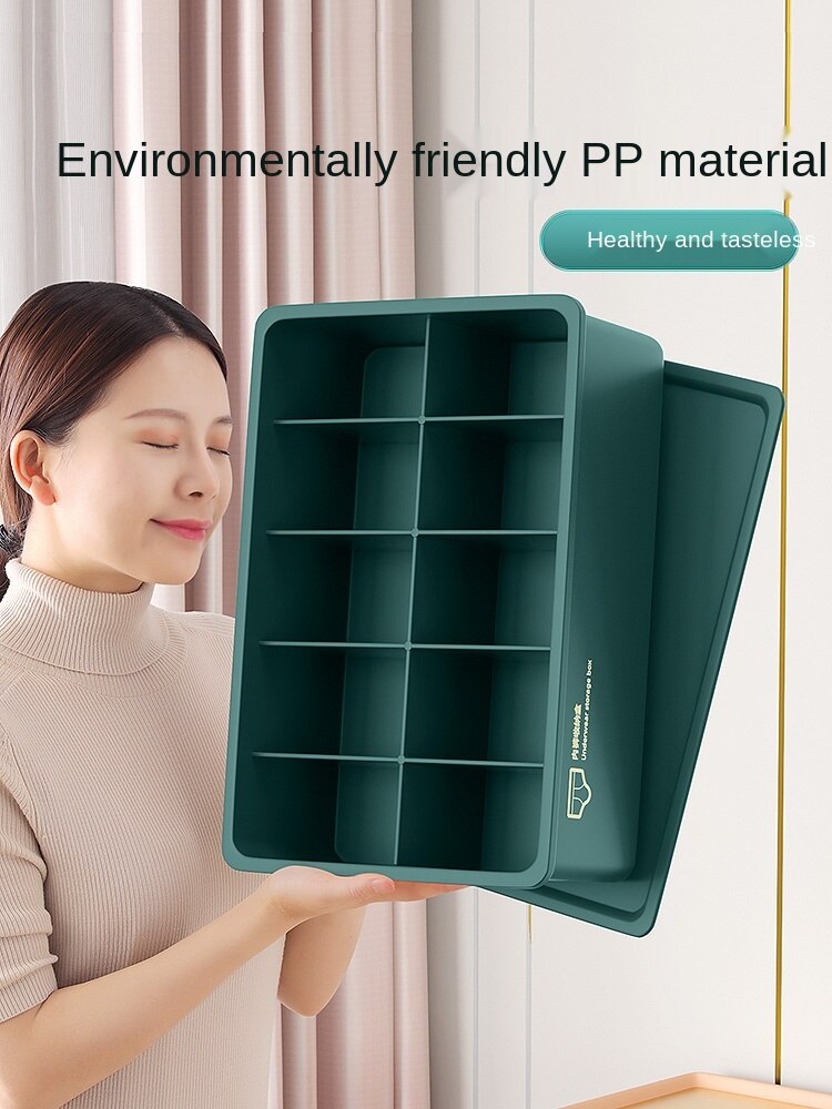 Underwear Storage Box Household Drawer Wardrobe Compartment Artifact Socks Panties Three-in-one Storage Box Shorts storage box