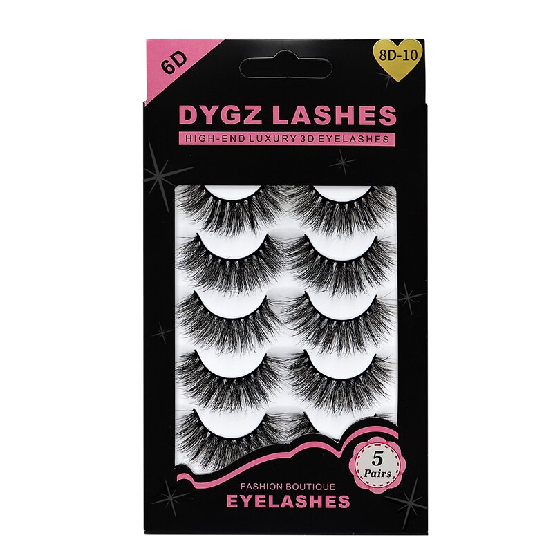 5 par 3d ögonfransar mink lösögonfransar handgjorda fluffiga fluffiga naturliga långa fransar dramatisk makeup ögonfransar cilios mink verktyg: 10