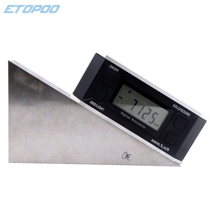 Digitale Gradenboog Elektronische Gradenboog Inclinometer Met Magneet Verlichten Niveau Hoek Gauge Box Inclinometer