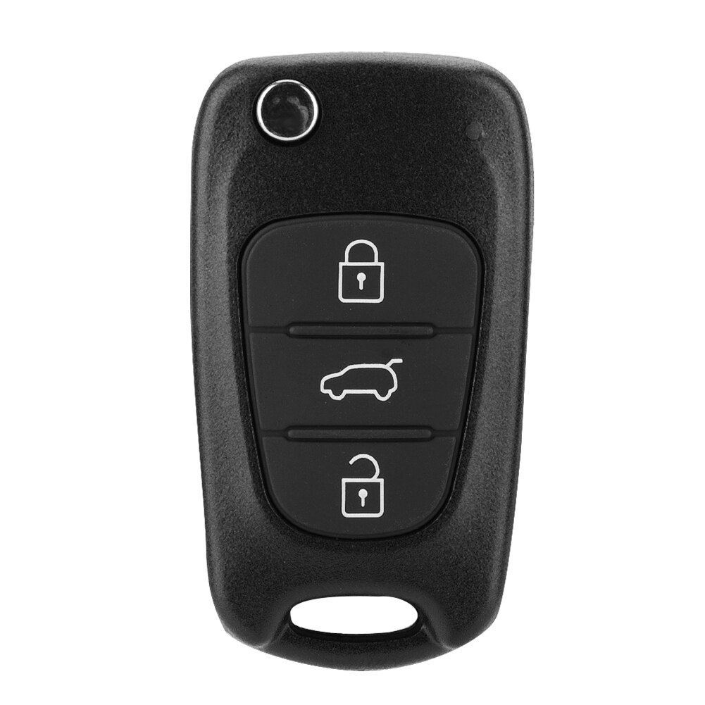 3 Button Car Remote Flip Key Fob Case Protective Auto Replacement Parts Small Convenient For HYUNDAI I20 I30