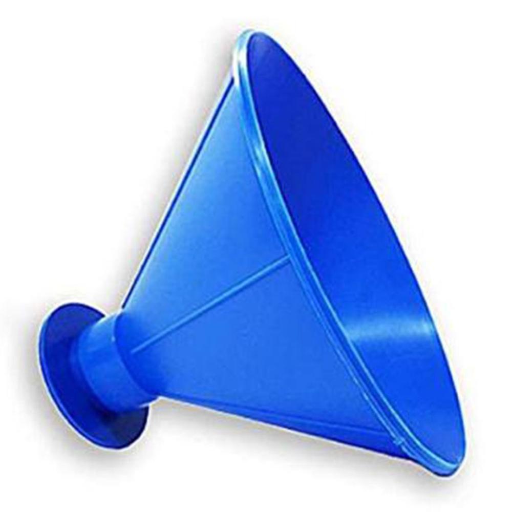 Round Ice Scraper Car windshield snow Scraper Funnel Ice Scraper Remove Windshield Snow Winter Car Accessory: Blue