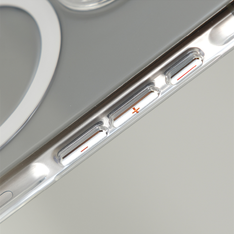 Funda de teléfono MagSafe para iPhone, carcasa ultrafina de cristal duro transparente para iPhone 15, 16Pro max, 16, 14 Pro, carga inalámbrica