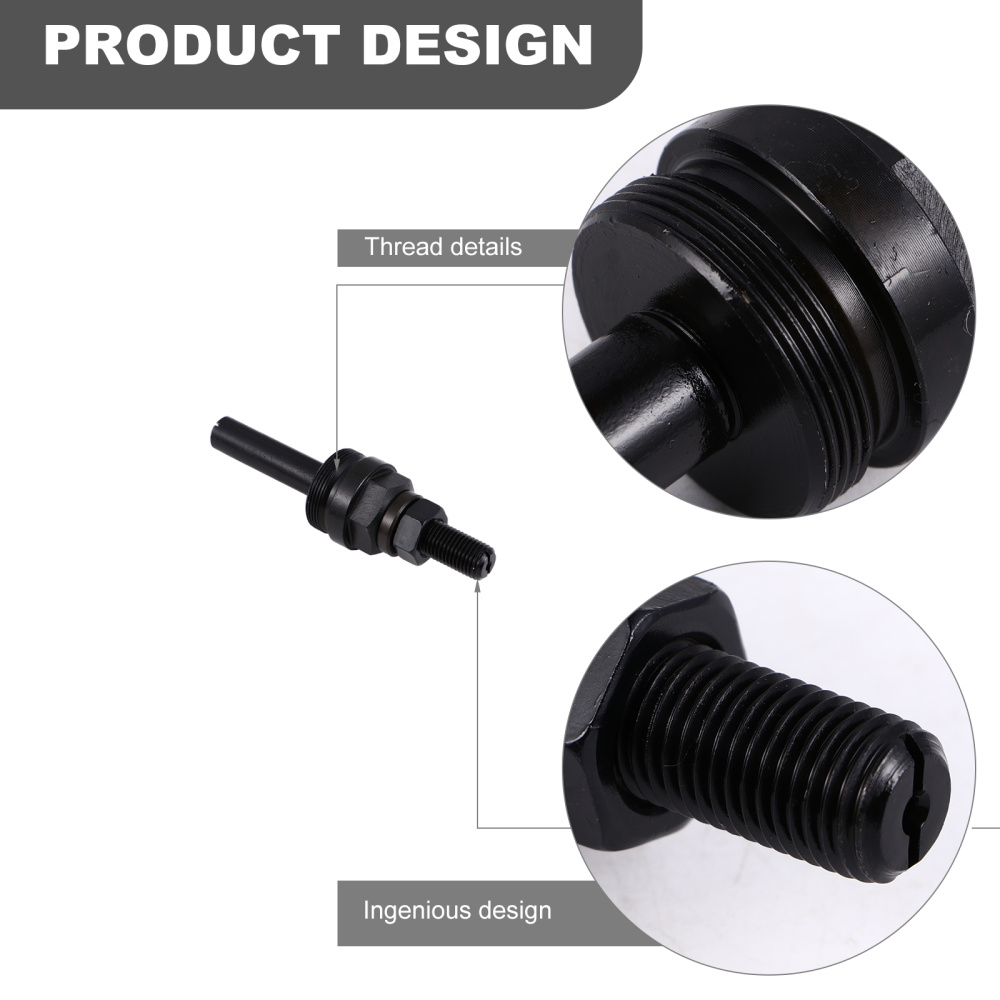 CNC Lathe 5C Durable Threaded Collet Stop Kit Mill and CNC Supplies (Black)