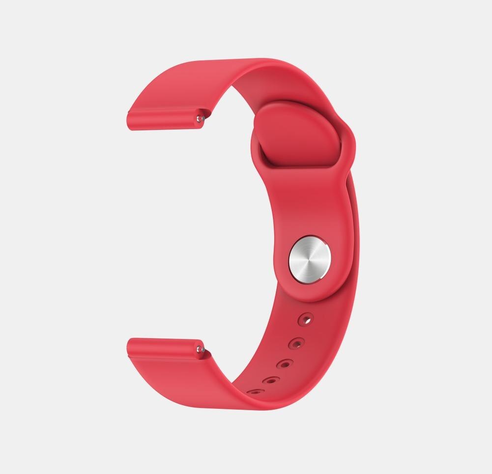 B57 schermo a colori braccialetto fitness inseguitore attività frequenza cardiaca tenere sotto controllo pressione sanguigna promemoria orologio orologio compatibile Bluetooth: rosso strap