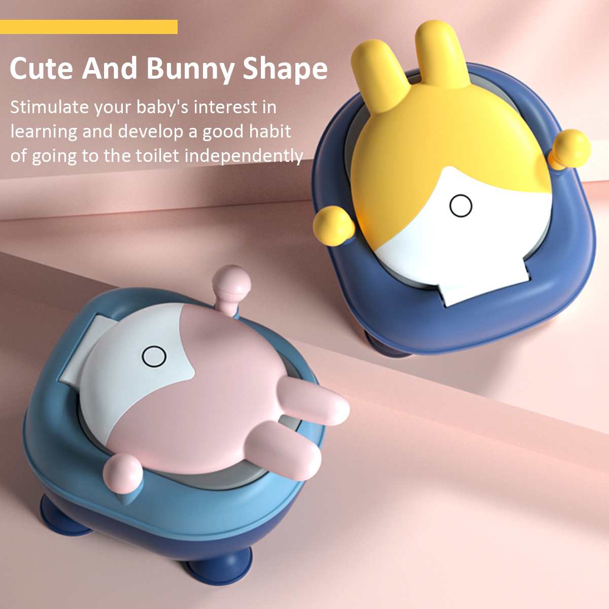 Portable Kids Baby Toilet Children Potty Training Seat Removable Non-slip Toddler Kids Potty Chair Multifunctional Toilet Potty