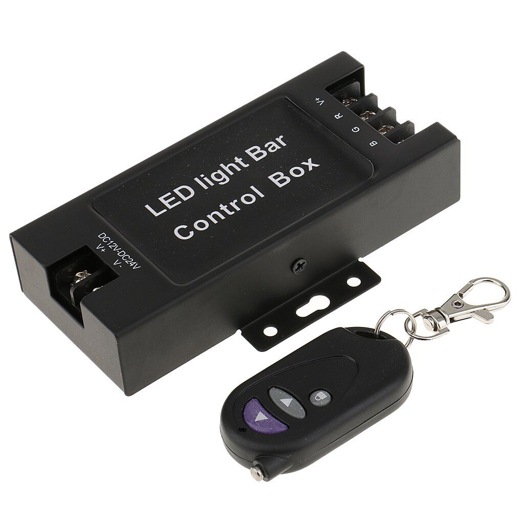 12v -24v led lys bar strobe flash controller boks + trådløs