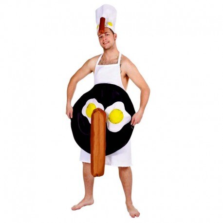 Disfraz de huevos y chalchicha