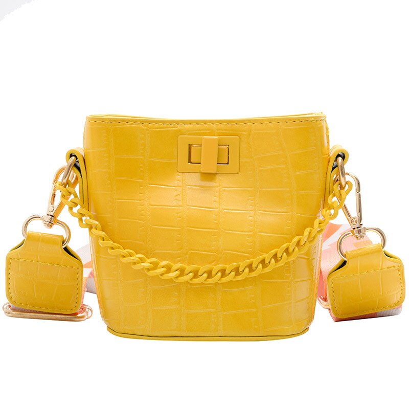 Mini sac portefeuille en cuir pour enfants, joli sac à bandoulière pour filles, petite pochette pour monnaie, porte-monnaie pour bébé,: YELLOW