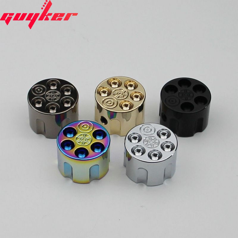 1 stykke metall, leie kobber potensiometerknapp indre diameter 6mm til elektrisk gitar eller bass i fem farger