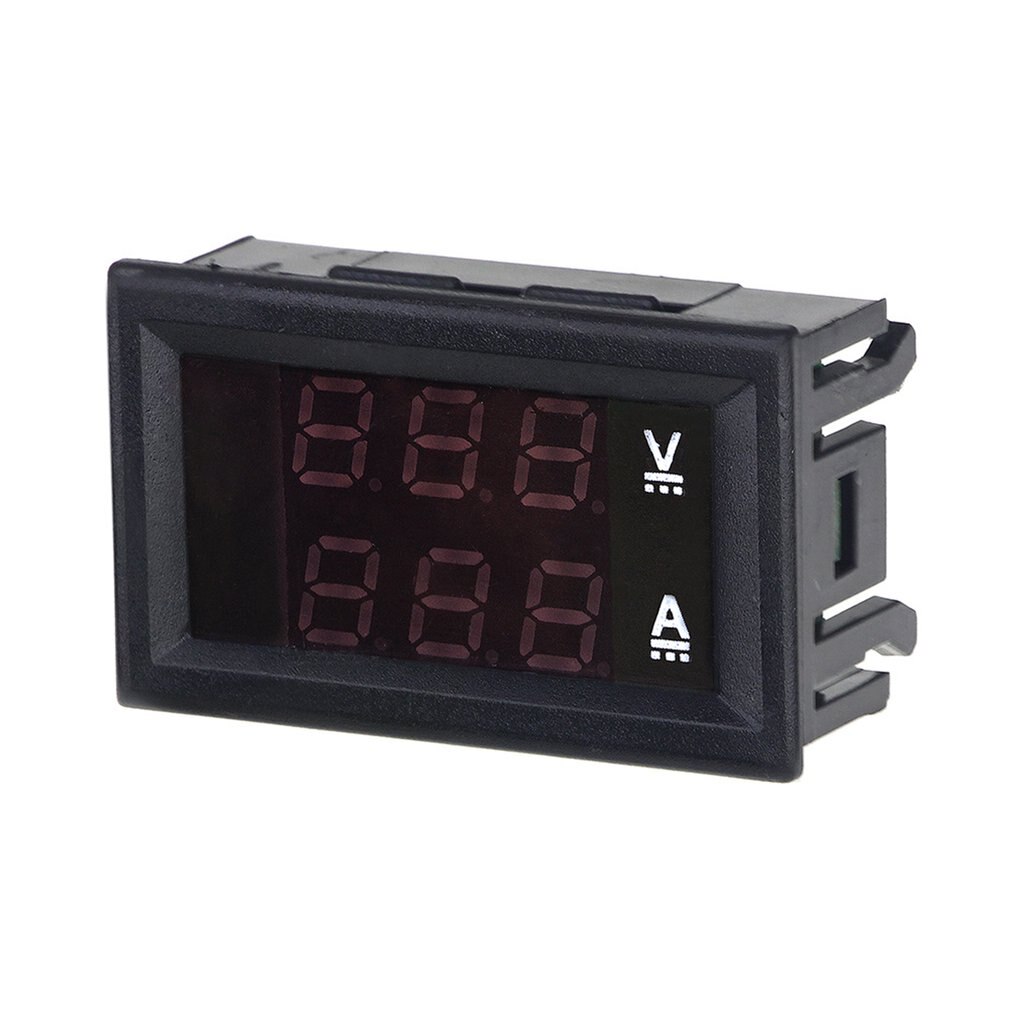 Dc0-100v Red and Blue 10a Led Dc Dual Display Digital Voltage and Current Meter Head with Fine Adjustment