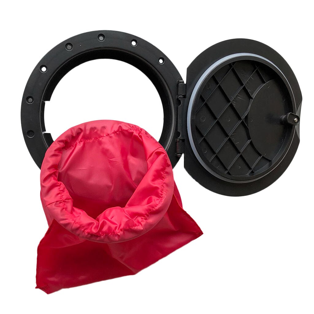 28cm 11&#39; Outer Diameter Nylon Hatch Cover Deck Plate Kit with Storage Bag for Marine Boat Kayak Canoe Fishing Dinghy