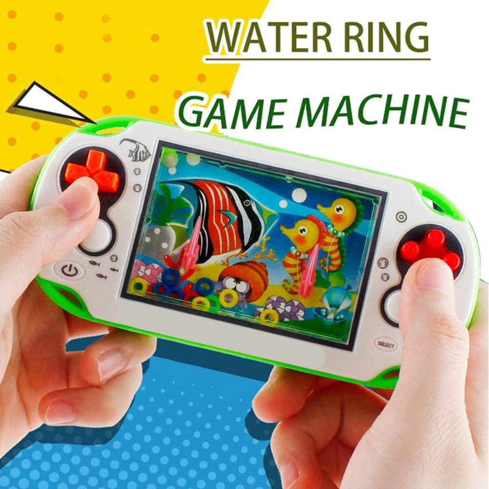 Willekeurige Kleur Retro Handheld Water Ring Game Water Ringen Gooien Speelgoed Anti-Stress Game Speelgoed Voor Kinderen