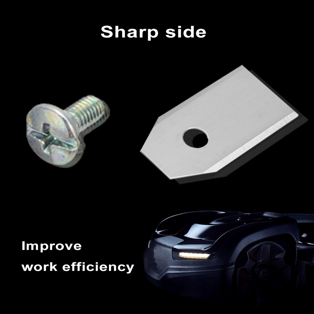 30pcs Trimmer Blade Lawn Mower Grass Replacement Trimmer Cutter Piece For Husqvarna Automower/Gardena Robotic Lawnmower