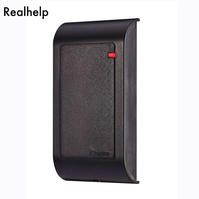 Realhelp Access Control Prox Card Reader IP68 Weatherproof Simple ID 5-15cm Read Range Wiegand Interface 125khz reader