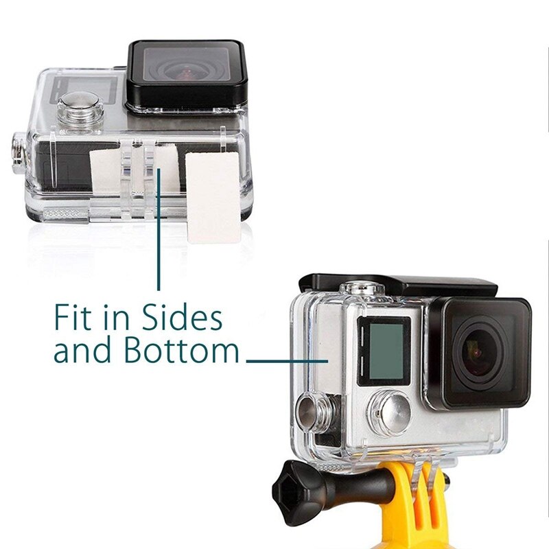 6 unids/set inserciones de secado antivaho reutilizables para GoPro HERO5 4 sesión HERO 5 4 3 + SJCAM SJ6000 SJ4000