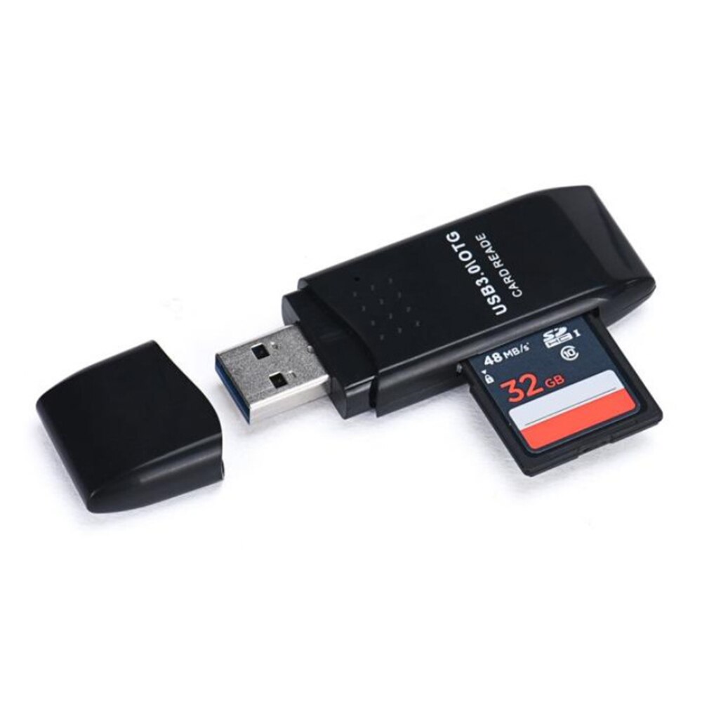 USB 3.0 Card Reader SDXC TF 2 in 1 Multifunction for Tablets PC Laptop Computer White support 2 in 1 SDXC and TF format