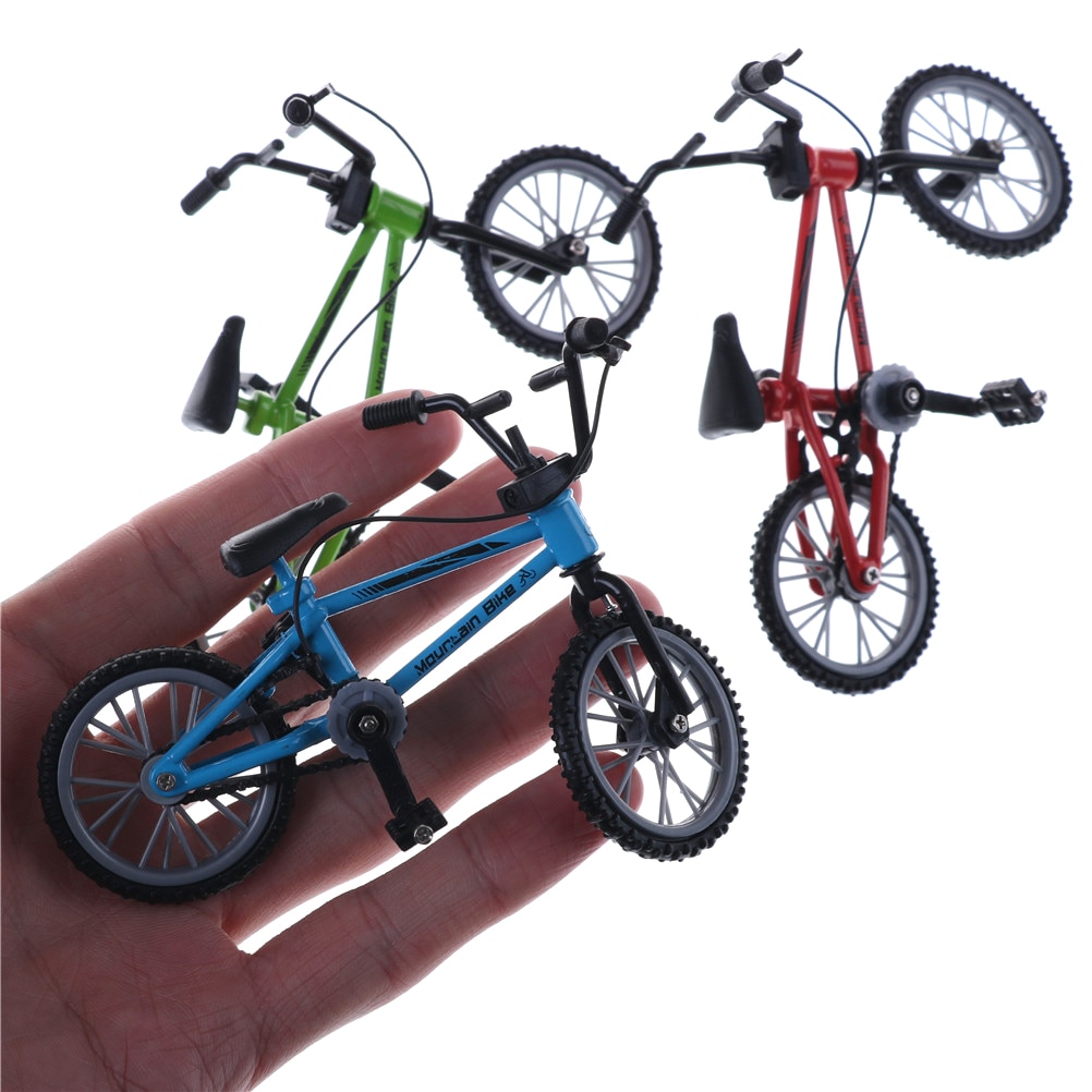 Ztoyl Legering Mini Vinger Bmx Speelgoed Hand Mountainbike Model Met Reservewiel Gereedschap Fiets Kinderen Speelgoed Drie Kleur