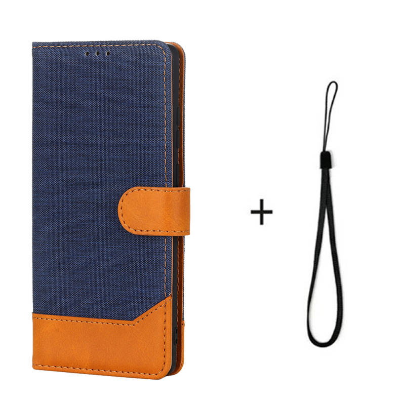 Läderplånbok för realme 8 4g , vikbart lyxigt kortfodral för realme 8 4g rmx 3085 , telefonskyddande väskor i plånboksstil: Guld-