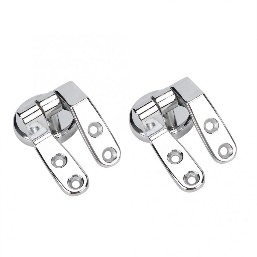 General Adjustable Replacement Toilet Lid Hinge Set Toilet Lid Fixings Zinc Alloy Bathroom WC Toilet Commode Cover Repair Kits