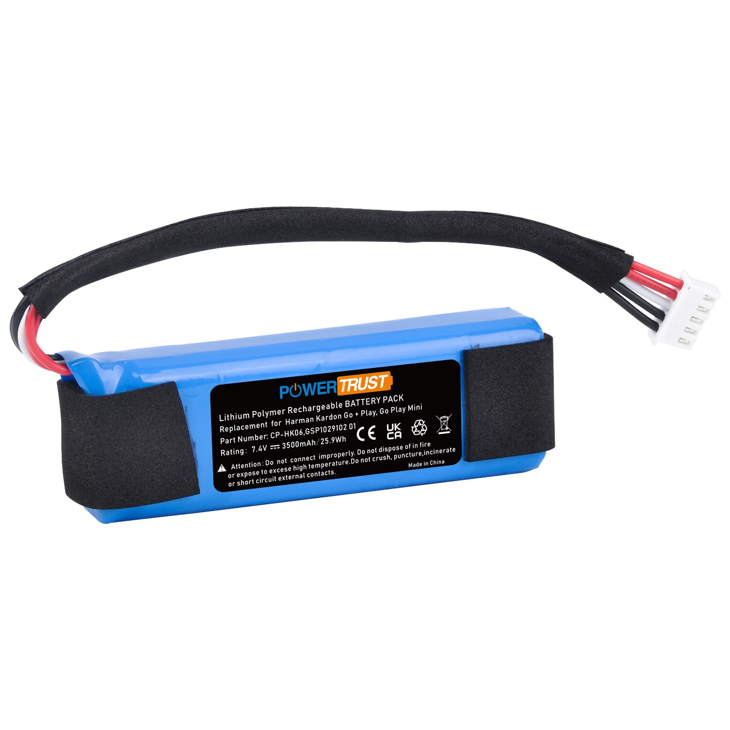 Batterie pour Harman Kardon Go Play Mini, Go + Play, Portable, haut-parleur Bluetooth, CP HK06, 3500mAh, GSP1029102 01, CP-HK06