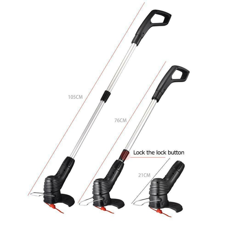 Portable Electric Grass Trimmer Handheld Lawn Mower Agricultural Household Cordless Weeder Garden Pruning Tool Brush Cutter