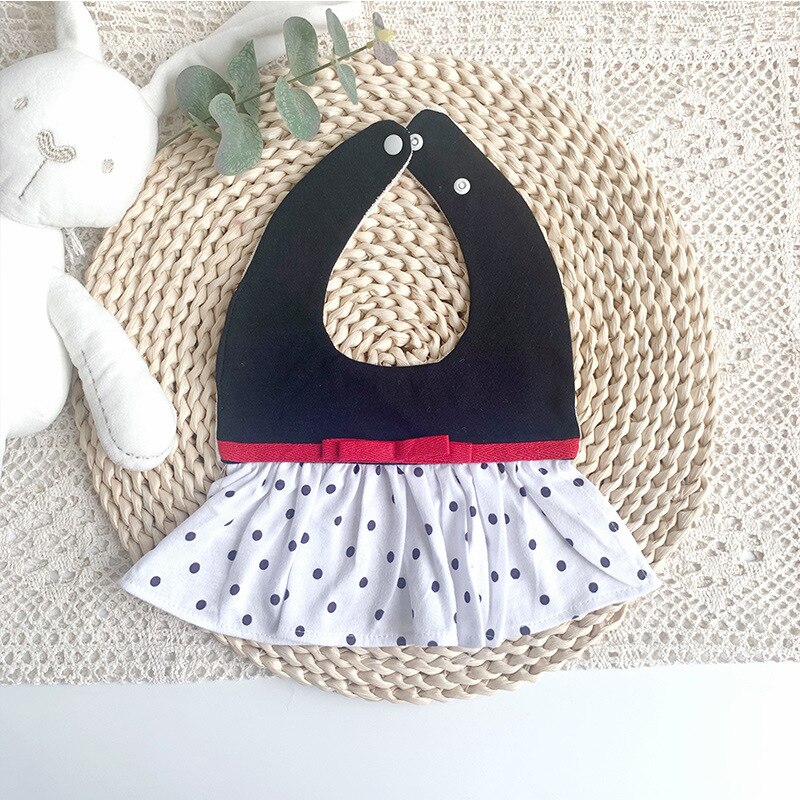 Bavoir en coton pour bébé, joli nœud papillon, serviette de salive pour garçons et messieurs, col en dentelle pour filles: 10