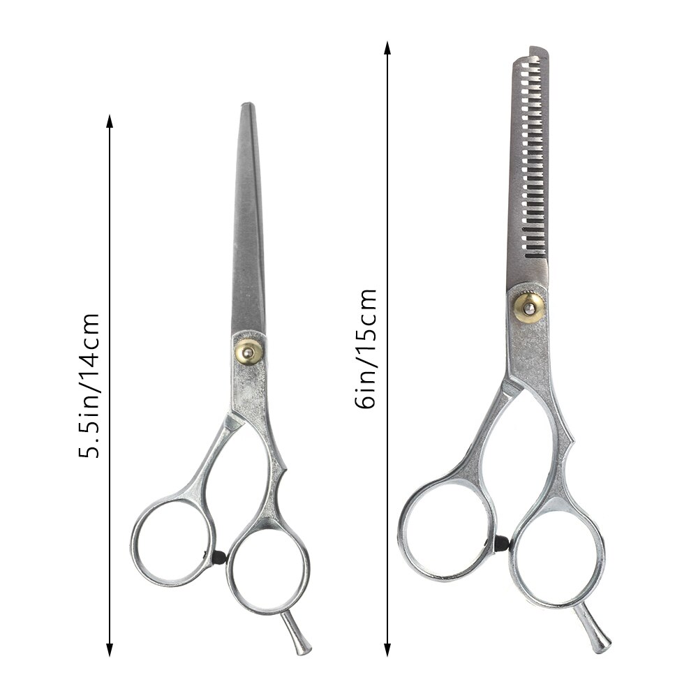 1/2pc Salon Barber Hair Cutting Thinning Scissors Shears Hairdressing Set Styling Tool Hair Salon Hairdressing