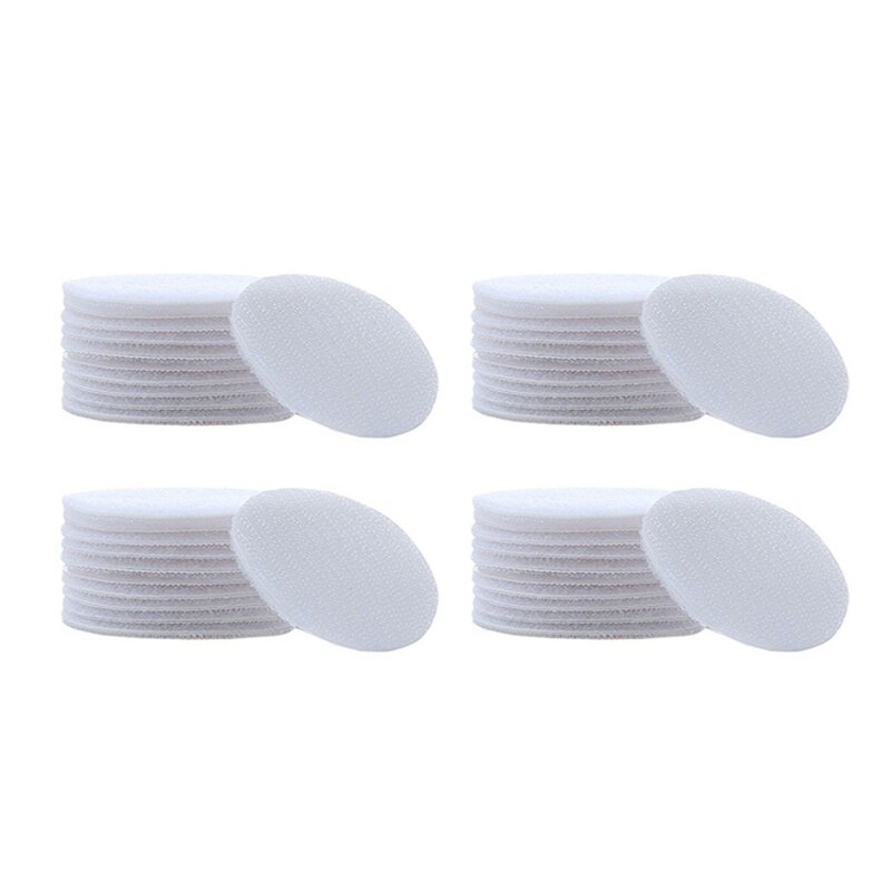 6mm Strong Self Adhesive Fastener Nylon Hook and Loop Tape Velcro Adhesive Tape for Bed Sheet Sofa Mat Carpet Anti Slip Mat: White 20pairs
