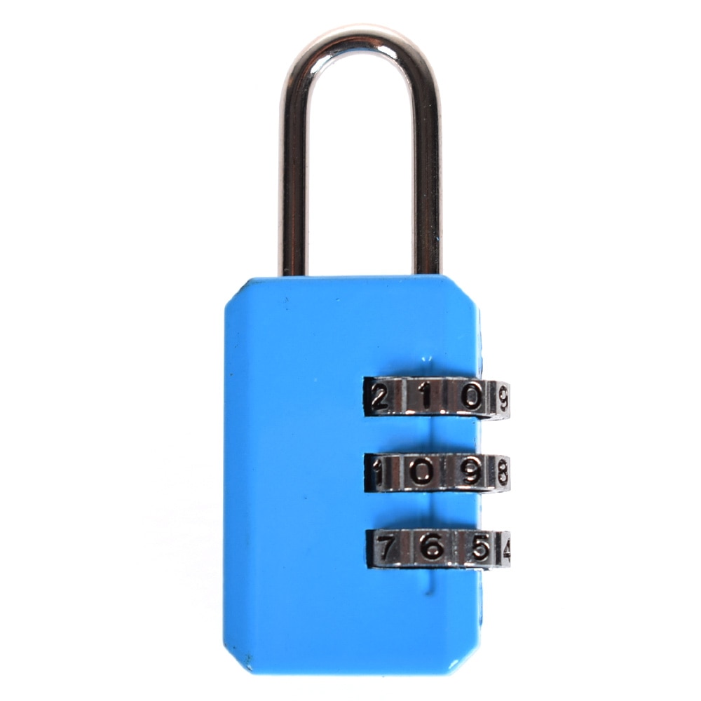 Mooie 3 Digit Dial Combinatie Code Number Lock Hangslot Voor Bagage Rits Tas Koffer Lade Duurzaam Sloten Travel Safe Lock