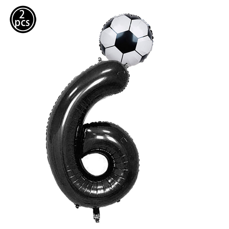 2pcs/lot 32inch Green Number Foil Ballons 18inch Soccer Helium Ballons Football Soccer Birthday Parti Sports Themed Party Decors: VIOLET/紫罗兰