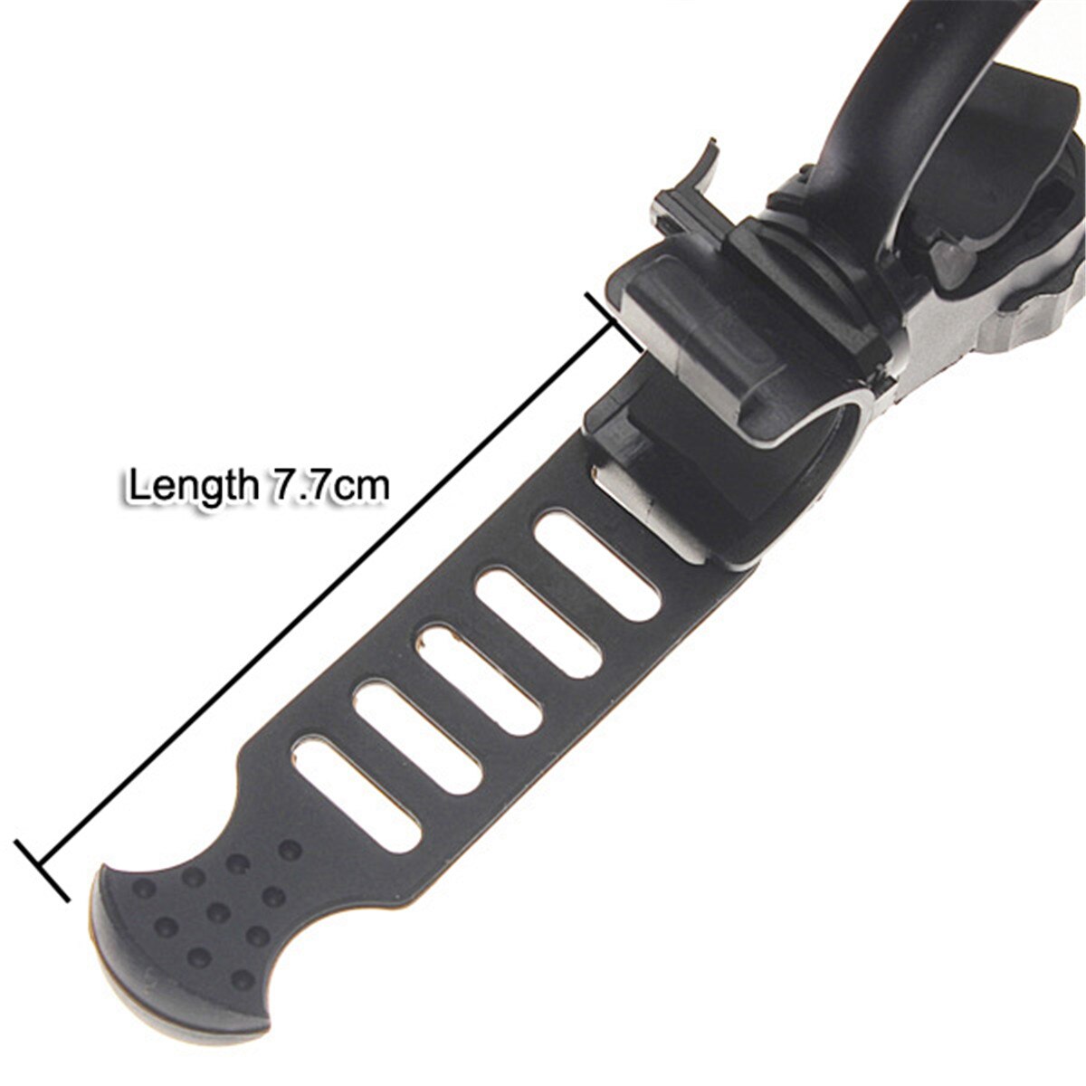 thumbnail image 2 of 360° Rotation Bike Flashlight Mount - Universal Bracket Clamp For LED Torches, Black 2 of 6
