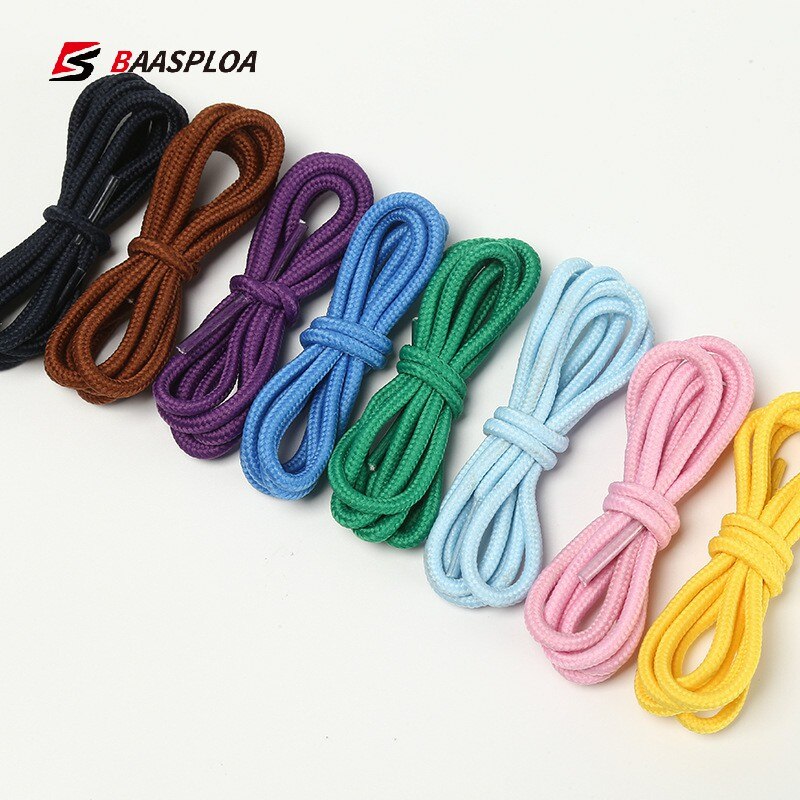 Cordones redondos para zapatos Unisex, cordones largos para botas, zapatillas, varios colores, 1 par