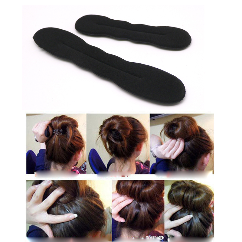 Vrouwen Meisjes Magic Hair Styling Gereedschap Spons Haar Donut Bun Maker Voormalig Twist Kapsel Clip DIY Donuts Haar Bun Gereedschap roller