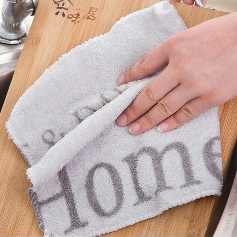 1Pc Microfiber Vaatdoek Super Absorberende Keuken Wassen Doek High-Efficiency Servies Huishoudelijke Reiniging Theedoek Keuken Rag