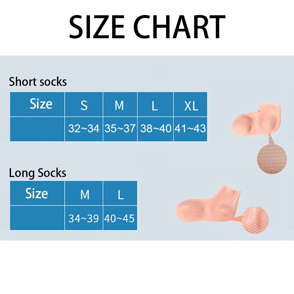 Calcetines de traje de neopreno de silicona para aletas de natación, zapatos de rana, parte trasera antideslizante, cómodas calcetines de agua para playa, calcetines de buceo y snorkel