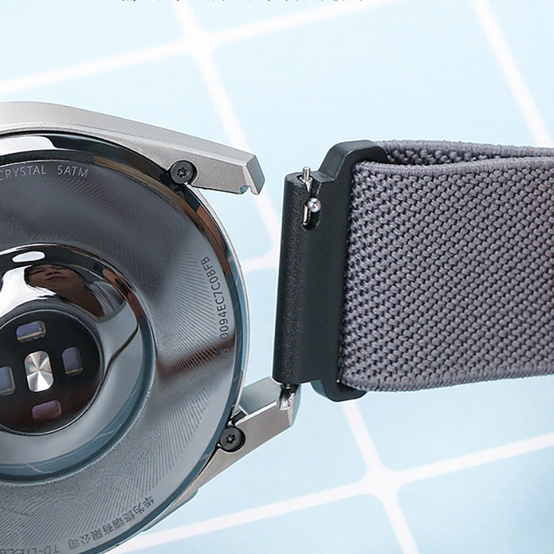 20mm/22mm -reim til amazfit gts 4//2/2e/3/ gts 2 mini/gtr 4/3/ pro/gtr 2/47mm/ stratos, elastisk nylonklokkearmbånd, amazfit bip-rem