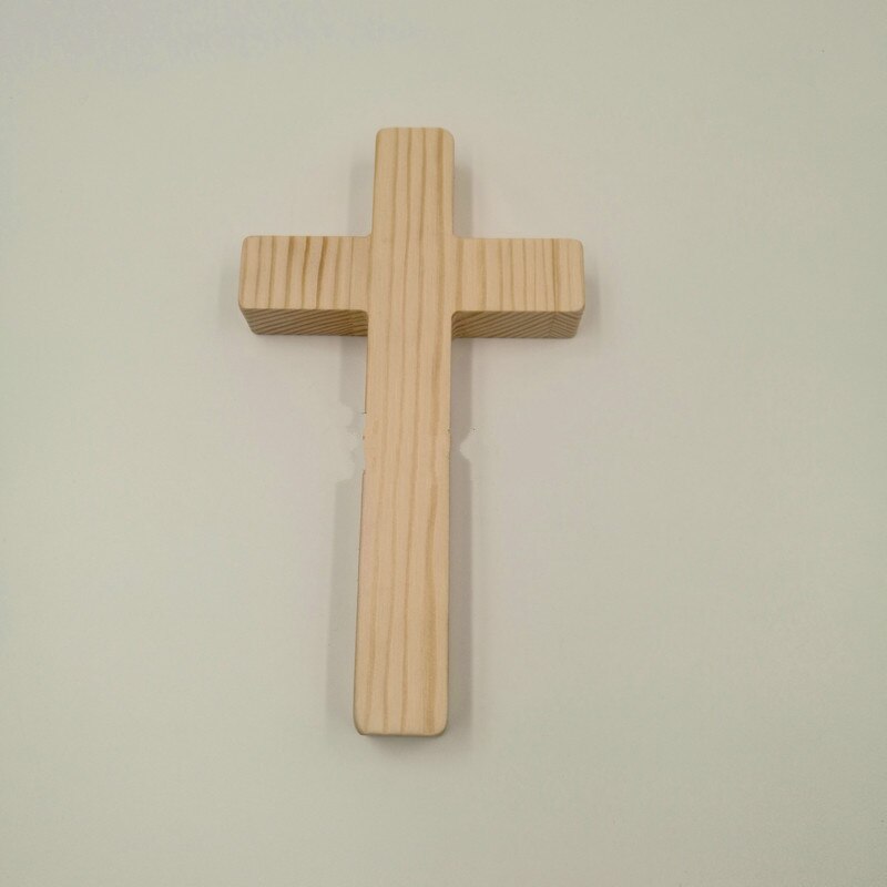 Grenen Kleine Cross Hout Kleur Gebed Huis Muur Opknoping