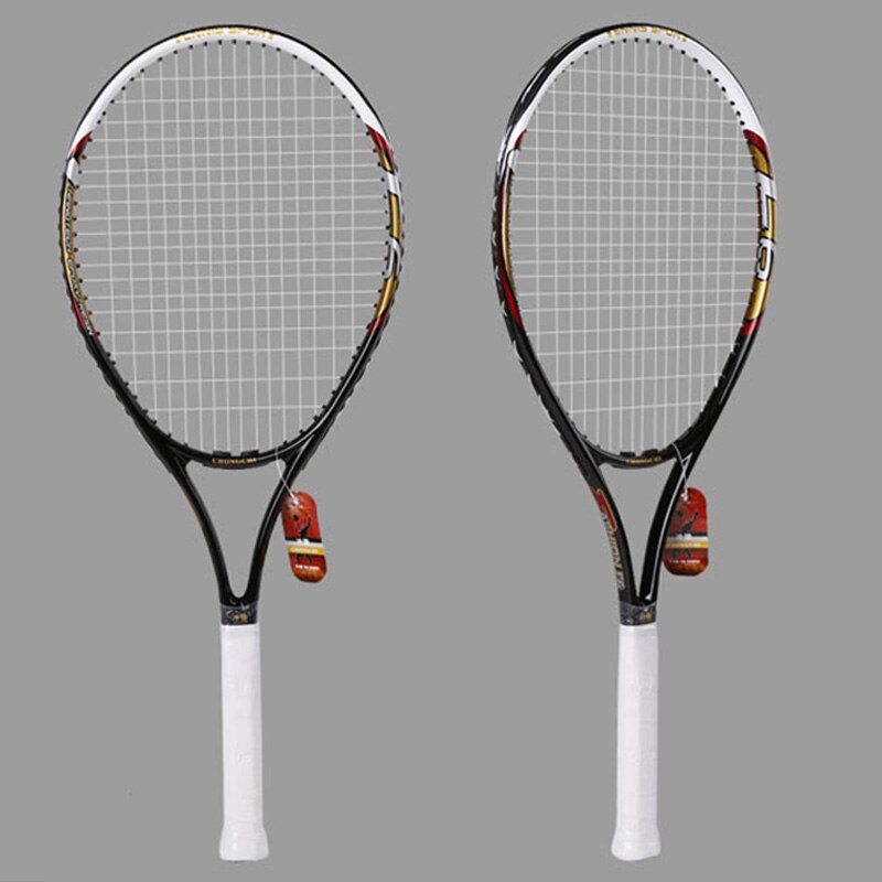 Raquete de tênis profissional de fibra carbono com saco de corda raquete treinamento pickleball padel raquetes esportes para homens