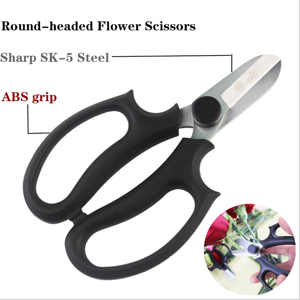 Garden Pruning Shears Floral Shears steel Floral Fruits Leaf Scissors Hand Pruner Trimming Tool Gardening Flower Arrangement