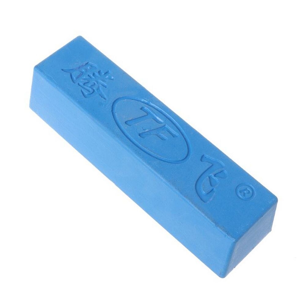1pc metal polishing wax stainless steel welding trace cleaning jewelry polishing alumina oxide abrasive paste cleaning supplies: blue     600g