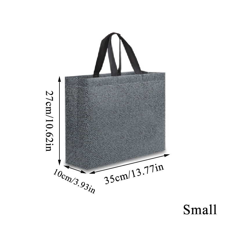 Women Foldable Recycle Shopping Bag Reusable Shopping Tote Bag Large Capacity Non-Woven Fabric Shopper Bag Grocery Pouch