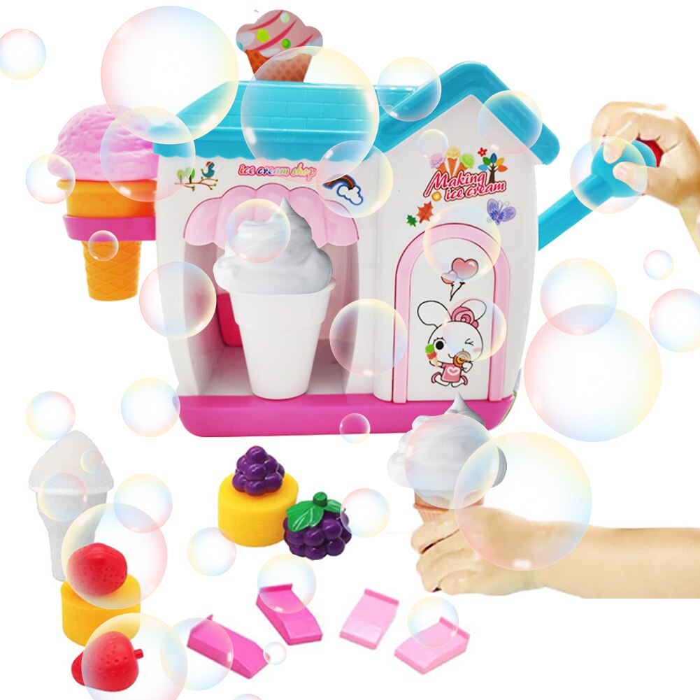 sterben neue blasiert maschine spielzeug ABS langlebig und sicher eis blasiert gebläse freundlicher Baby baden baden Schlecht spielzeug # W: Rosa