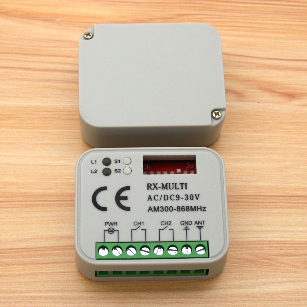 RX MULTI 300-900MHZ Beninca DITEC Hormann MARANTEC Liftmaster 433.92MHZ fixed multi code Remote control receiver swtich