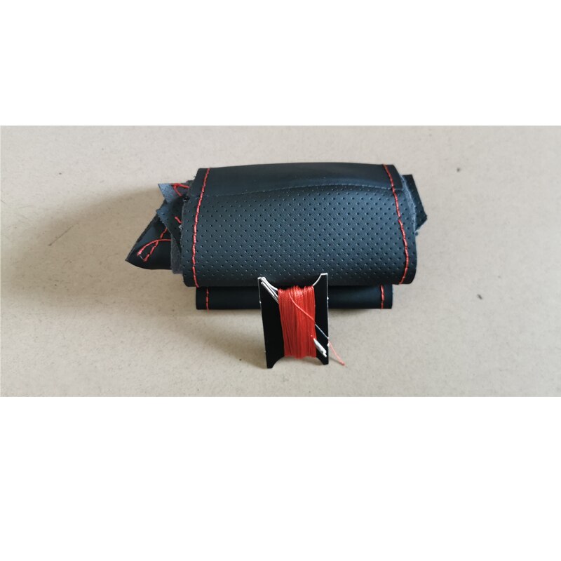 Diy Hand Naaien Auto Stuurhoes Lederen Accessoires Voor Honda Accord G10 Insight: Red line