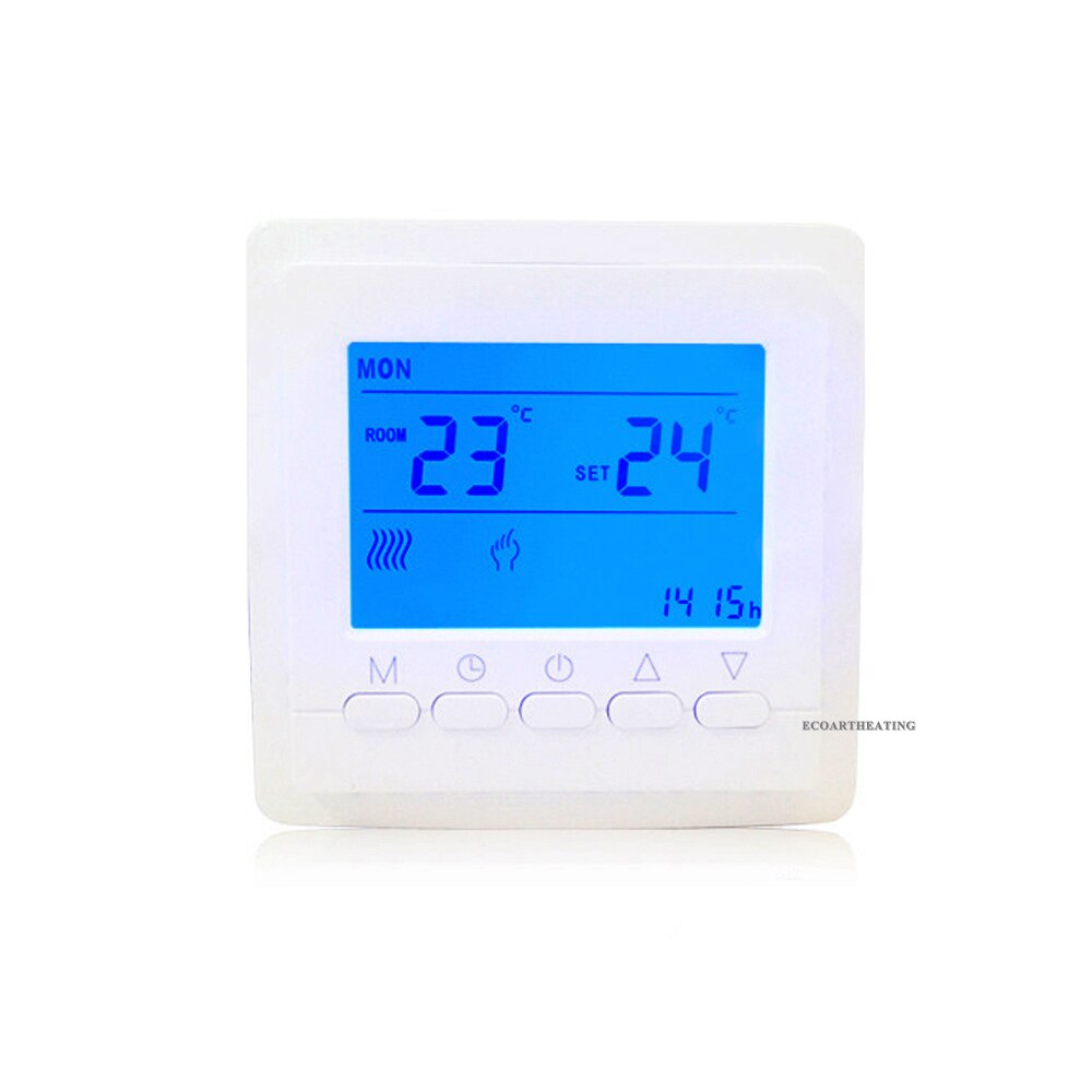 16A 200-240V Digital Electronic Room Thermostat Weekly Programmable Controller