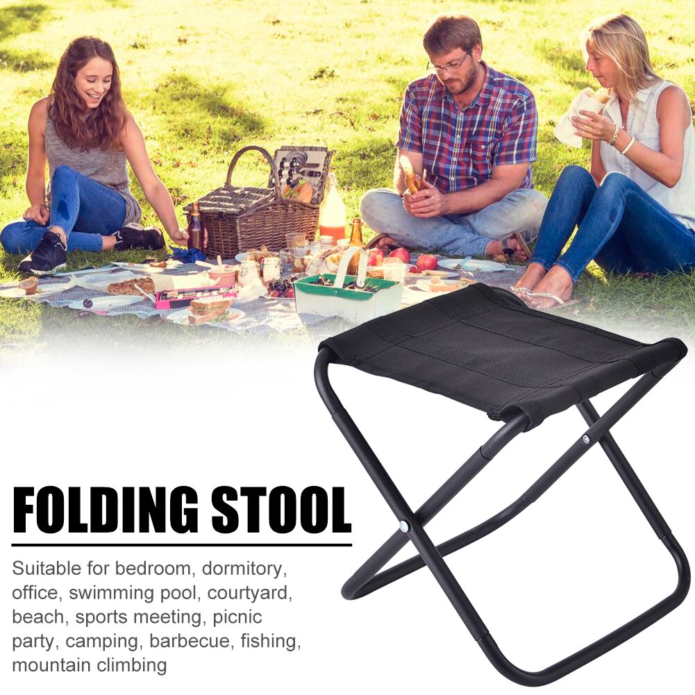 Portable Folding Small Stool Bench Stool Outdoor hiking fishing Ultra Light Train Travel Picnic Camping Fishing Chair Foldable