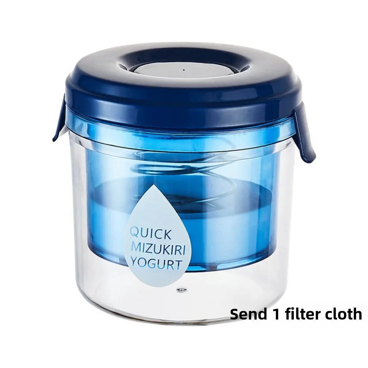 Yoghurtfilter myseparator kompresjonsartefakt matkvalitet husholdningsost tofu dehydreringstank gresk yoghurtfilter: Grønn