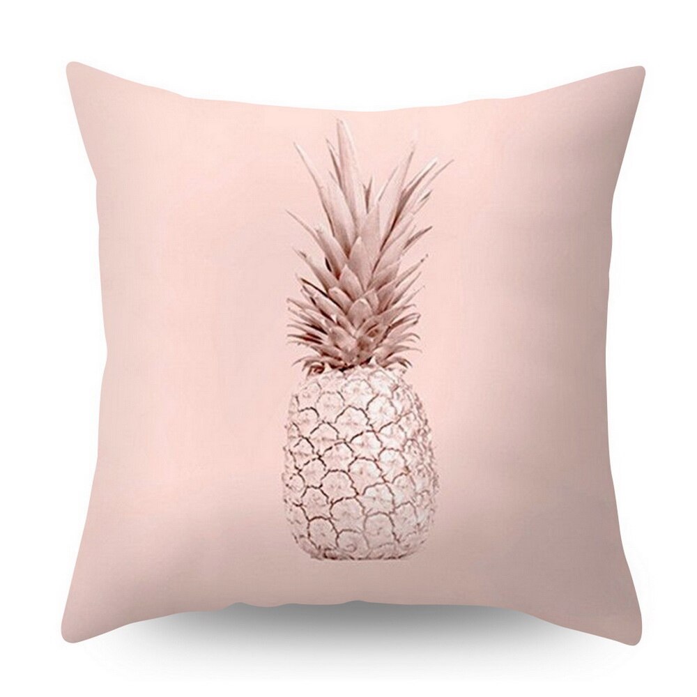 Rose Gold Polyester Geometric Pillowcase Square 45x45cm Cushion Cove Soft Bedroom Decorative Throw Pillow Cover: 14